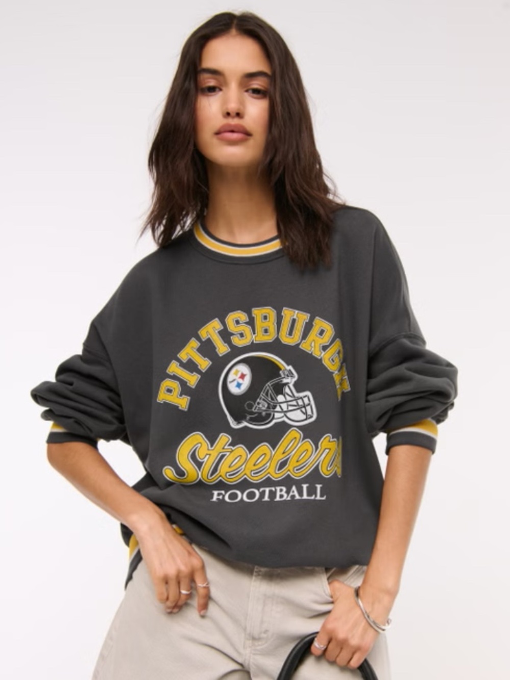 Abercrombie Pittsburgh Steelers Sunday Crew - XL